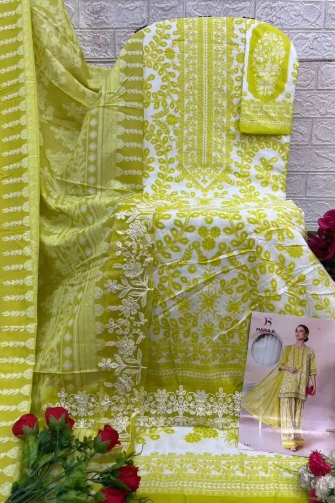 Deepsy Suits Maria B M Print 25 Cotton Salwar Suit 1162