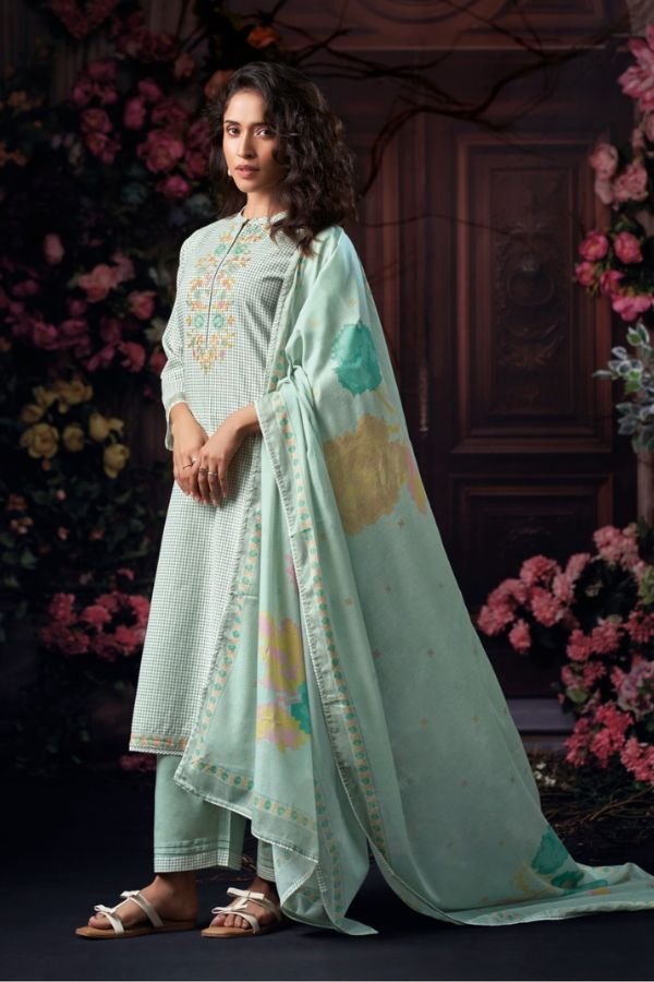 Ganga Fashion Binaara S4638 Premium Cotton Suit S4638-B