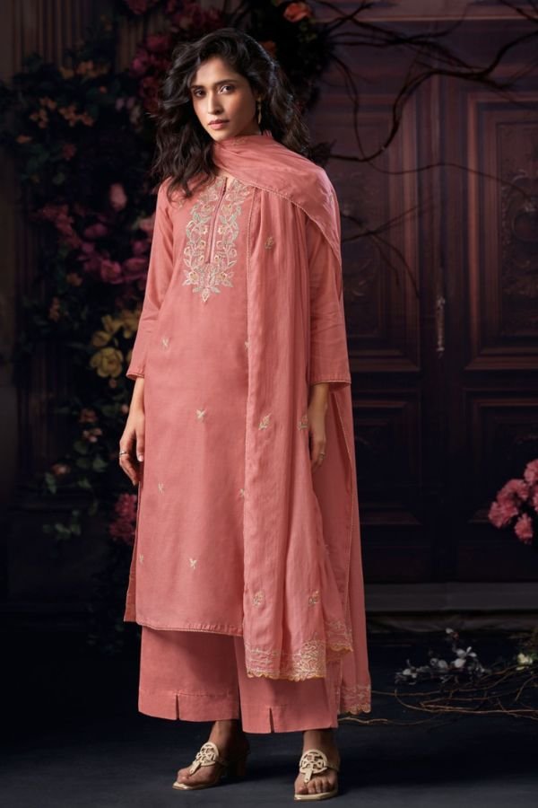 Ganga Fashion Coresa S4644 Premium Pure Mul Suit S4644-A