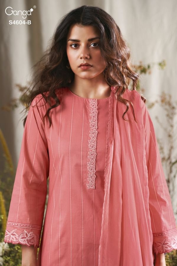 Ganga Fashion Divena S4604 Premium Cotton Suit S4604-B