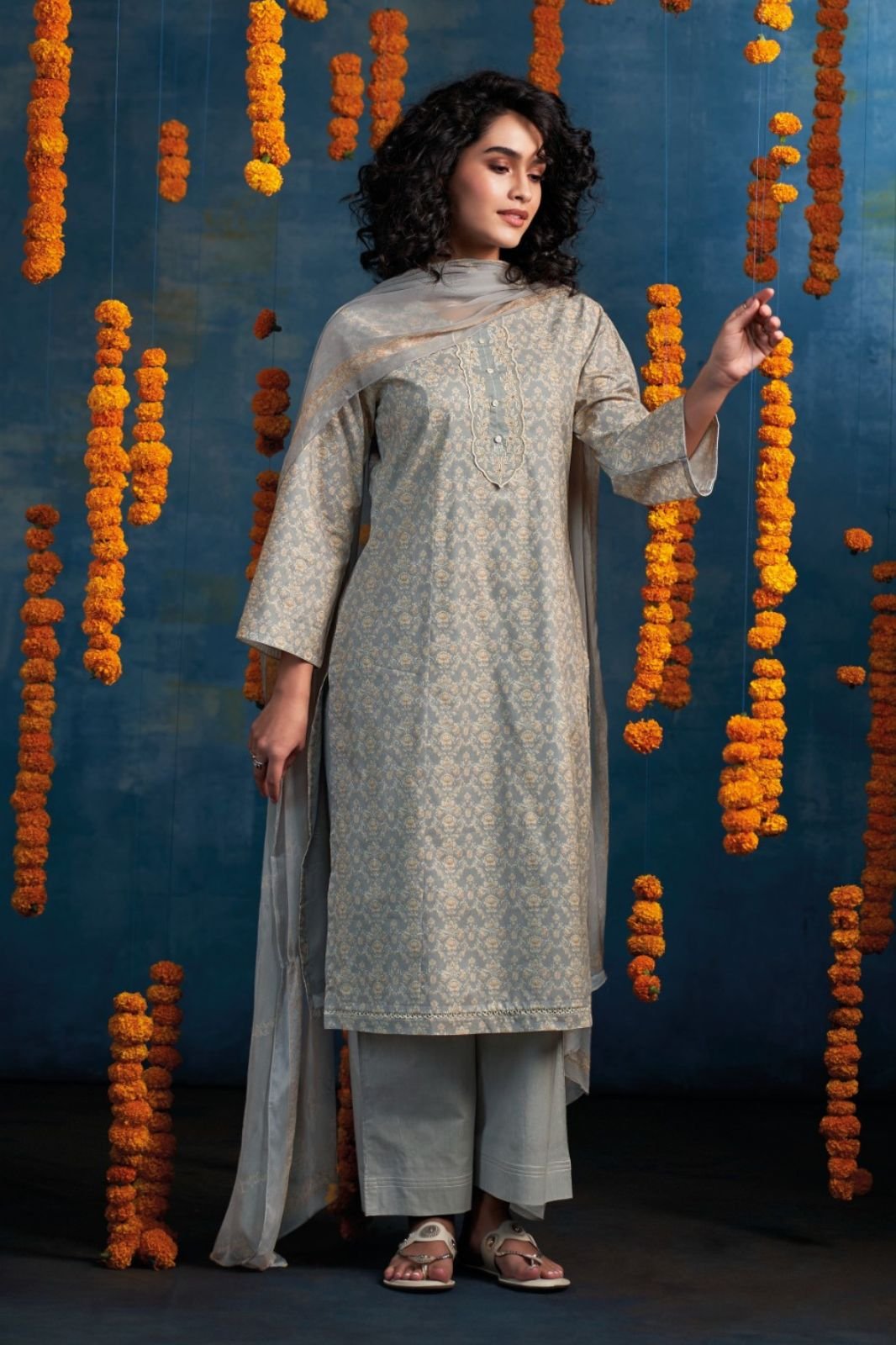 Ganga Fashion Druvie S4773 Premium Cotton Suit S4773-A