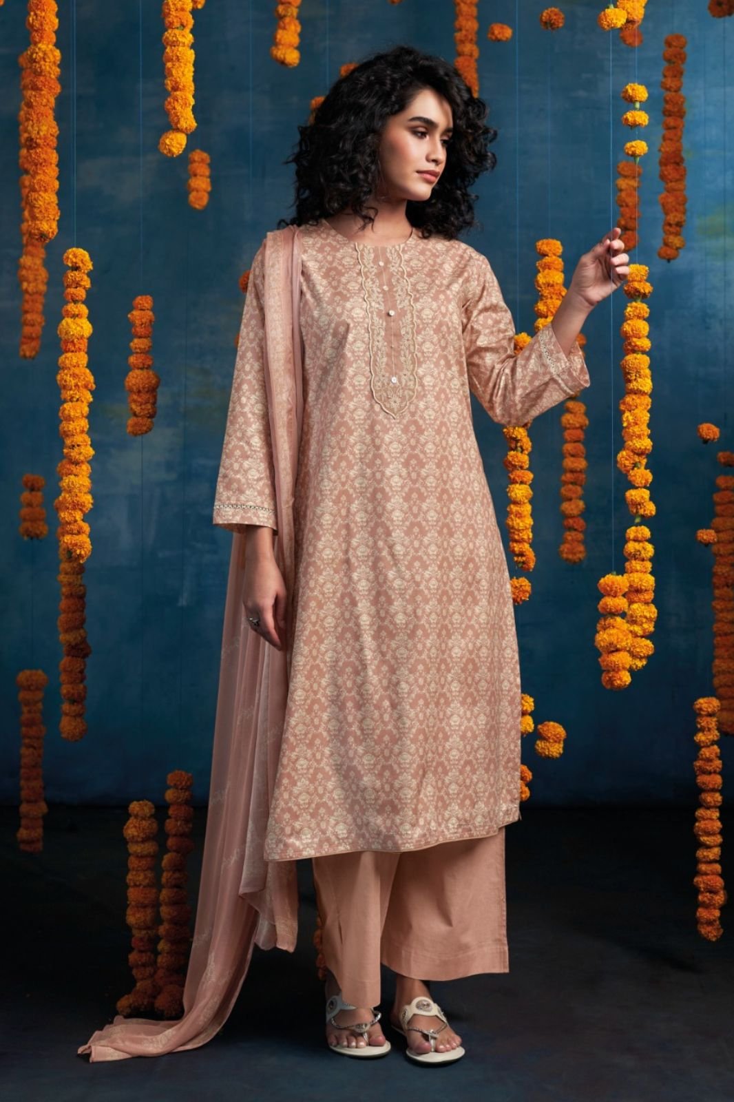 Ganga Fashion Druvie S4773 Premium Cotton Suit S4773-B