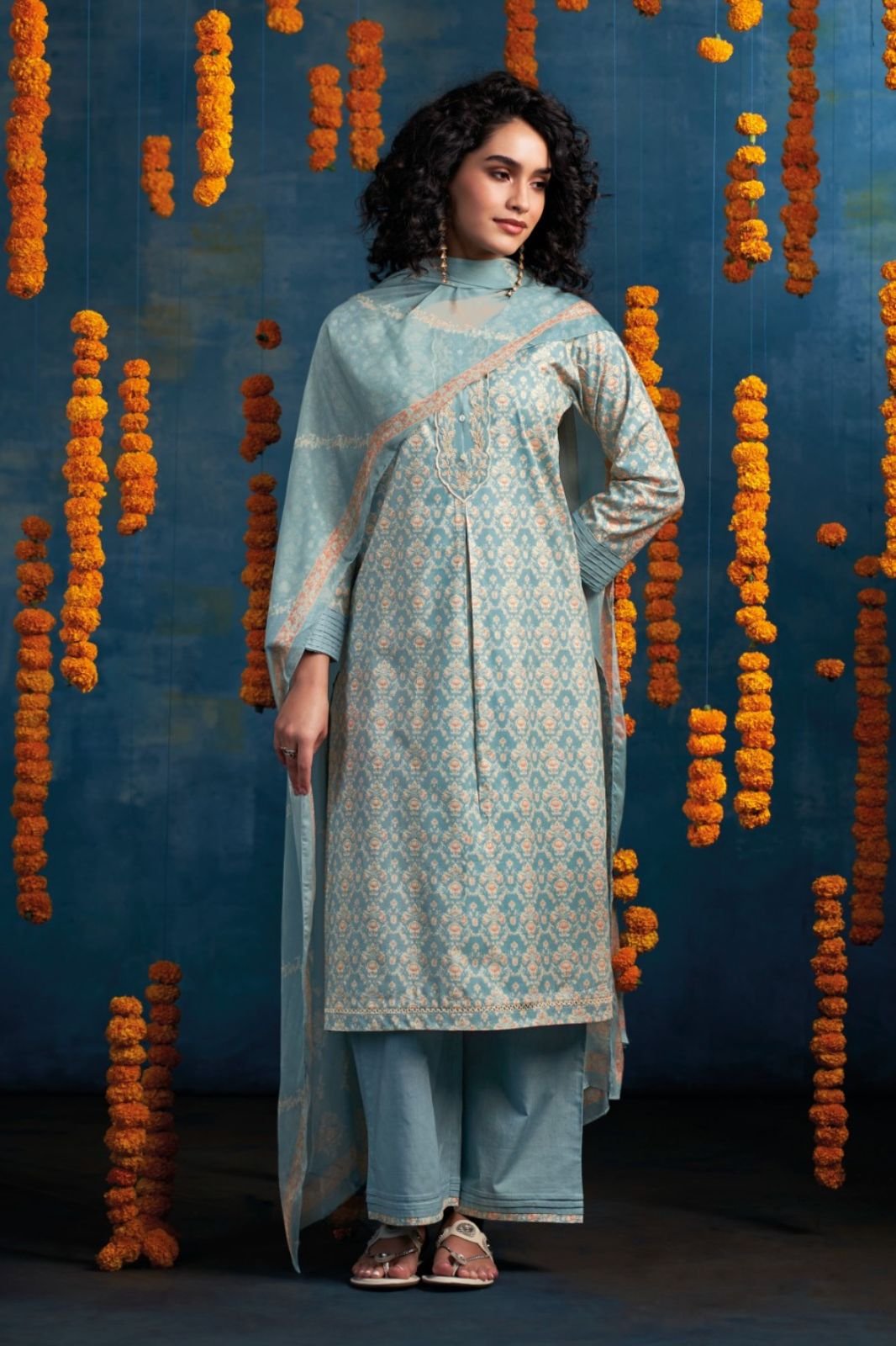 Ganga Fashion Druvie S4773 Premium Cotton Suit S4773-C