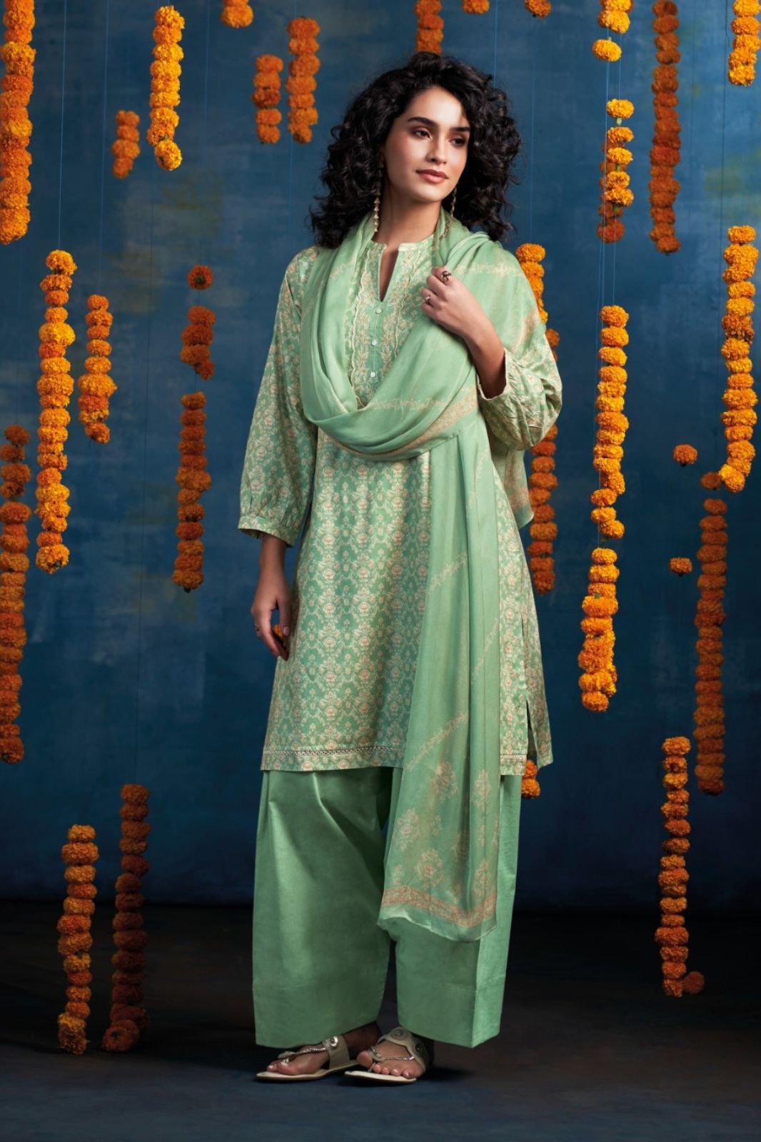 Ganga Fashion Druvie S4773 Premium Cotton Suit S4773-D