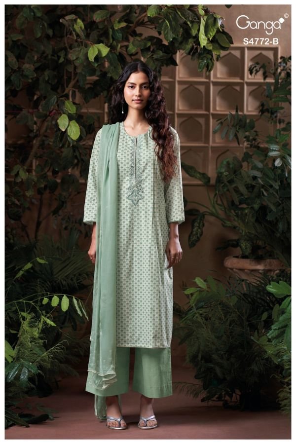 Ganga Fashion Eirelia S4772 Premium Cotton Suits S4772-B