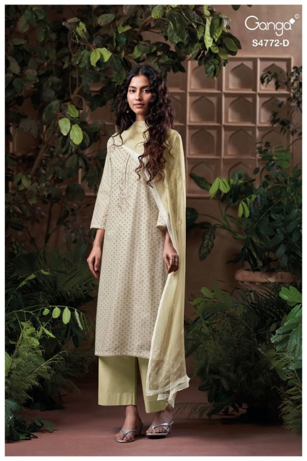 Ganga Fashion Eirelia S4772 Premium Cotton Suits S4772-D
