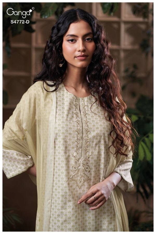 Ganga Fashion Eirelia S4772 Premium Cotton Suits S4772-D