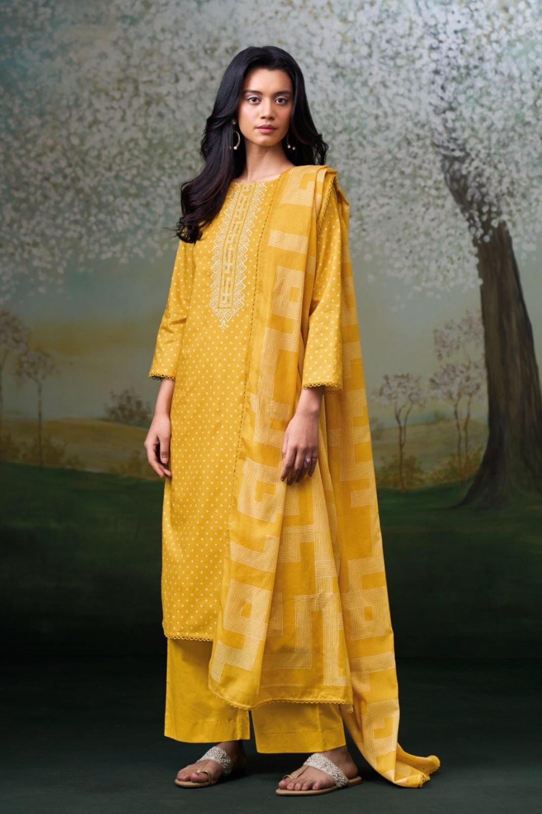 Ganga Fashion Ekanshi S4700 Premium Cotton Suit S4700-A