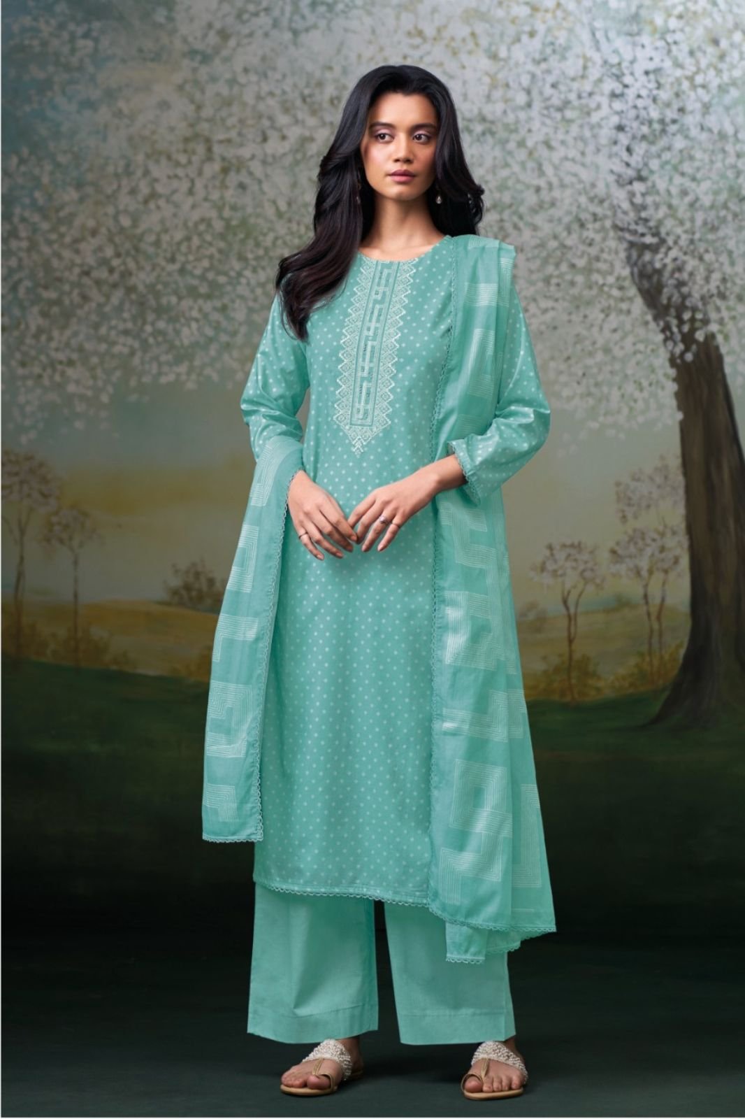 Ganga Fashion Ekanshi S4700 Premium Cotton Suit S4700-B