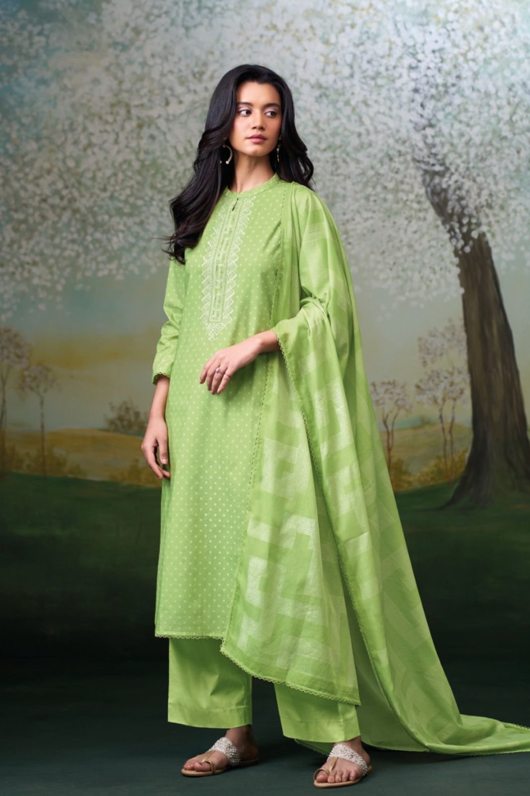 Ganga Fashion Ekanshi S4700 Premium Cotton Suit S4700-C