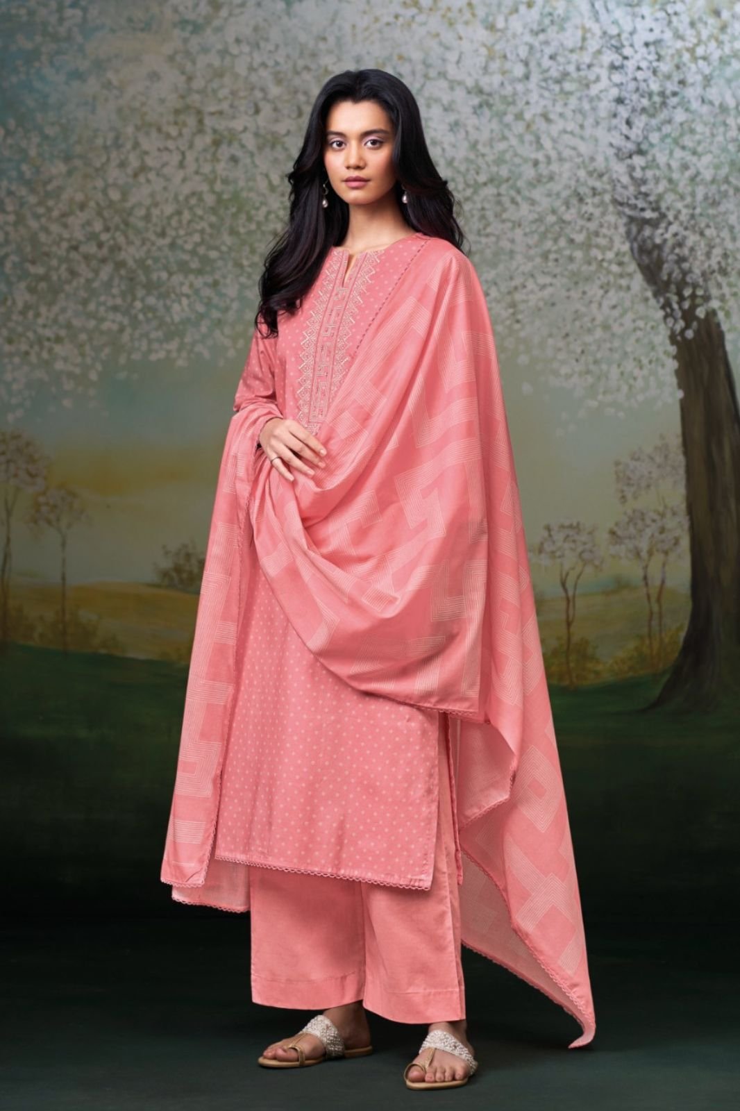 Ganga Fashion Ekanshi S4700 Premium Cotton Suit S4700-D