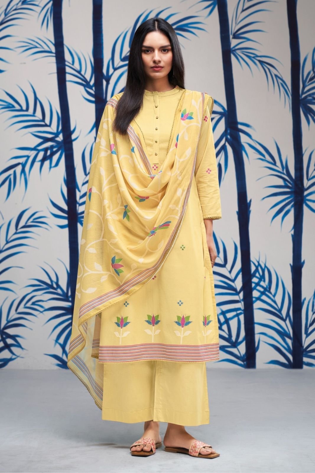 Ganga Fashion Elmira S4597 Premium Cotton Suit S4597-C