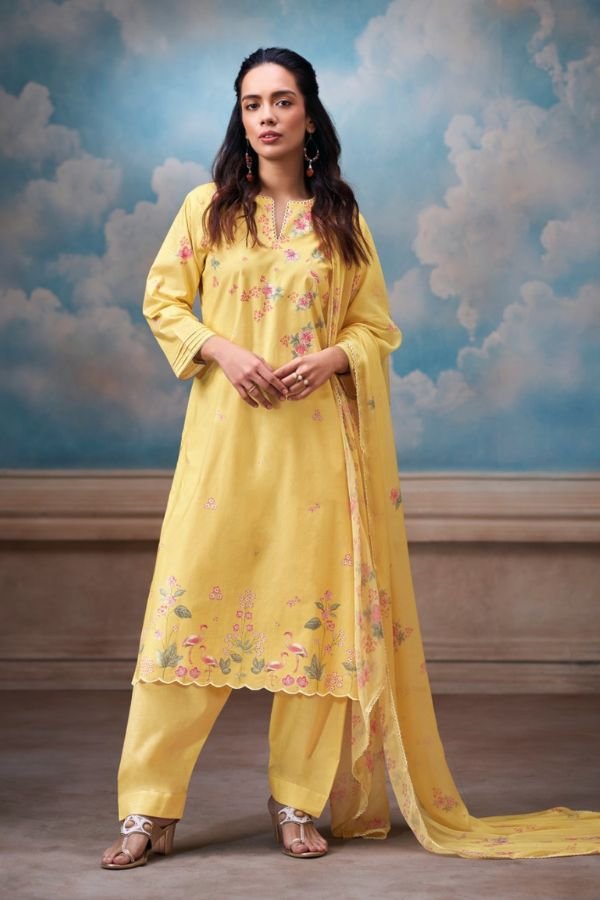 Ganga Fashion Fariyal S4783 Premium Cotton Suit S4783-A