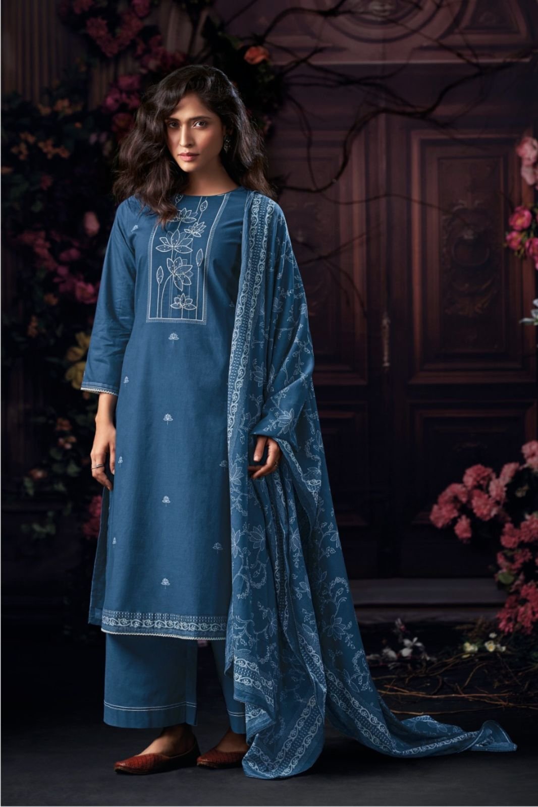 Ganga Fashion Haelyra S4689 Premium Cotton Suit S4689-B