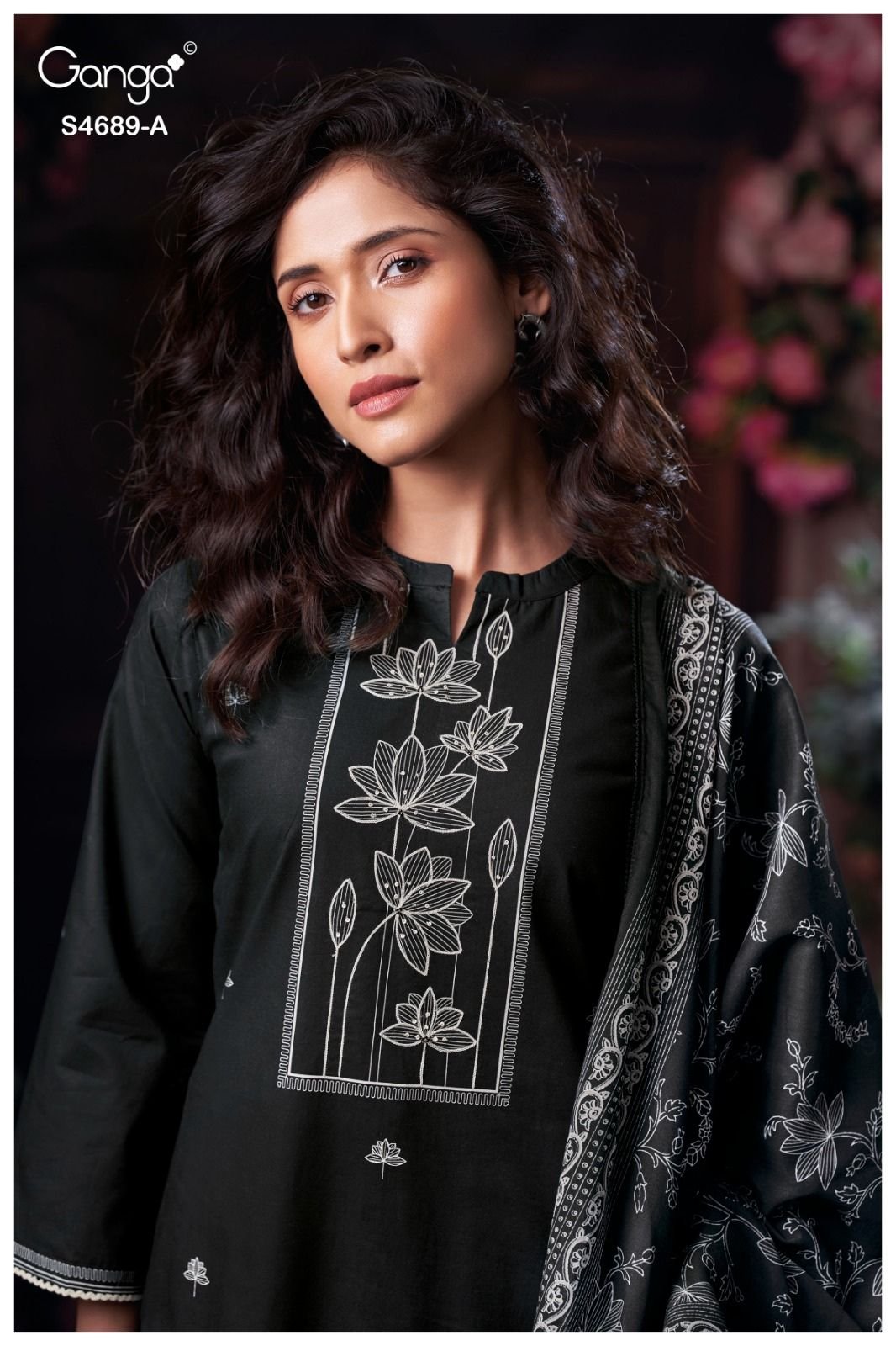 Ganga Fashion Haelyra S4689 Premium Cotton Suit S4689-A