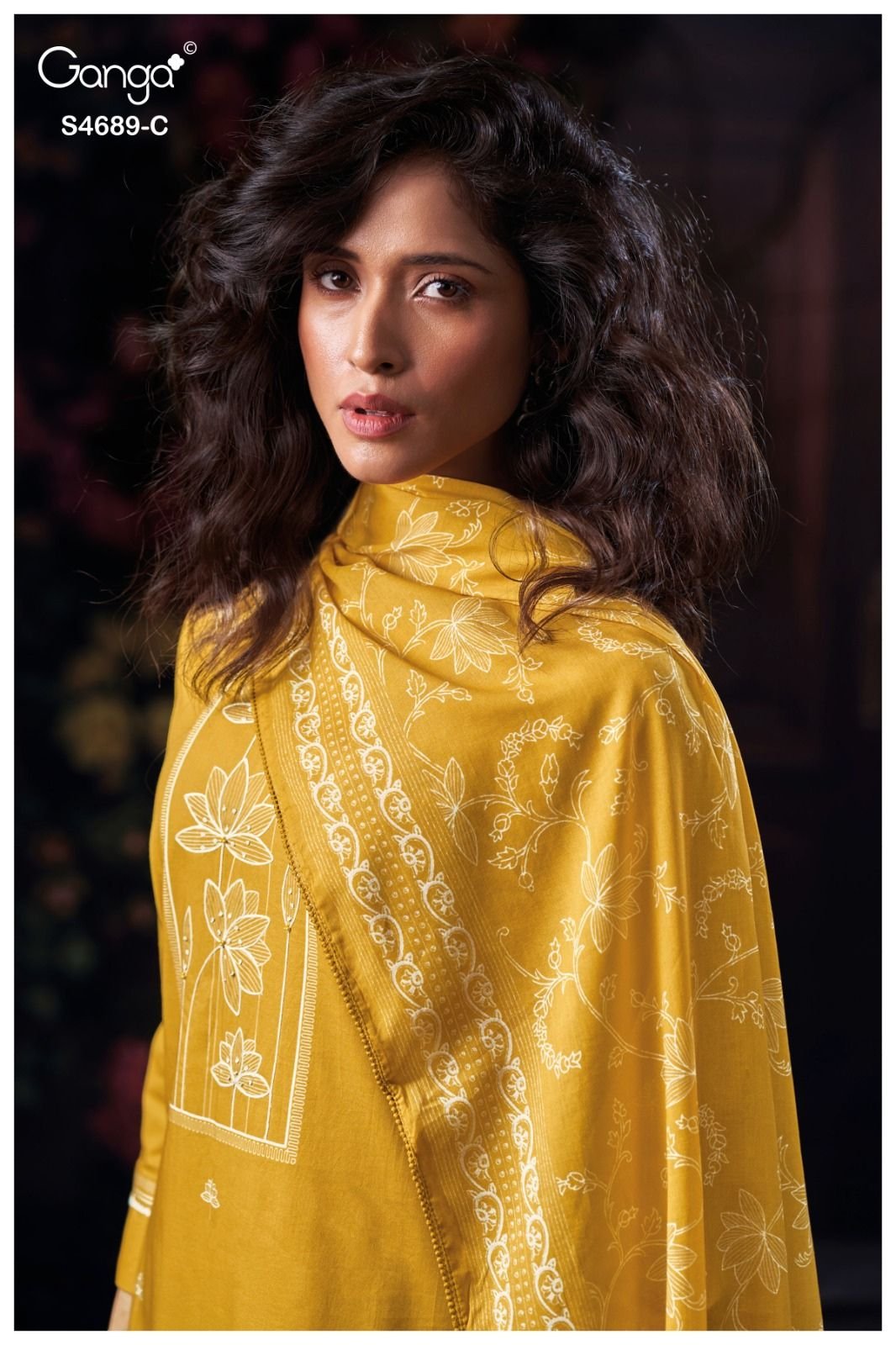 Ganga Fashion Haelyra S4689 Premium Cotton Suit S4689-C