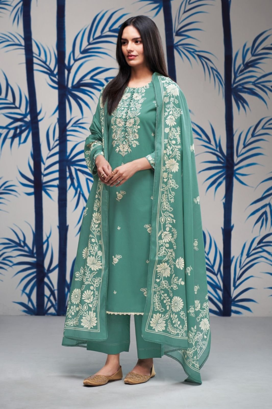 Ganga Fashion Hirael S4642 Premium Cotton Suit S4642-B