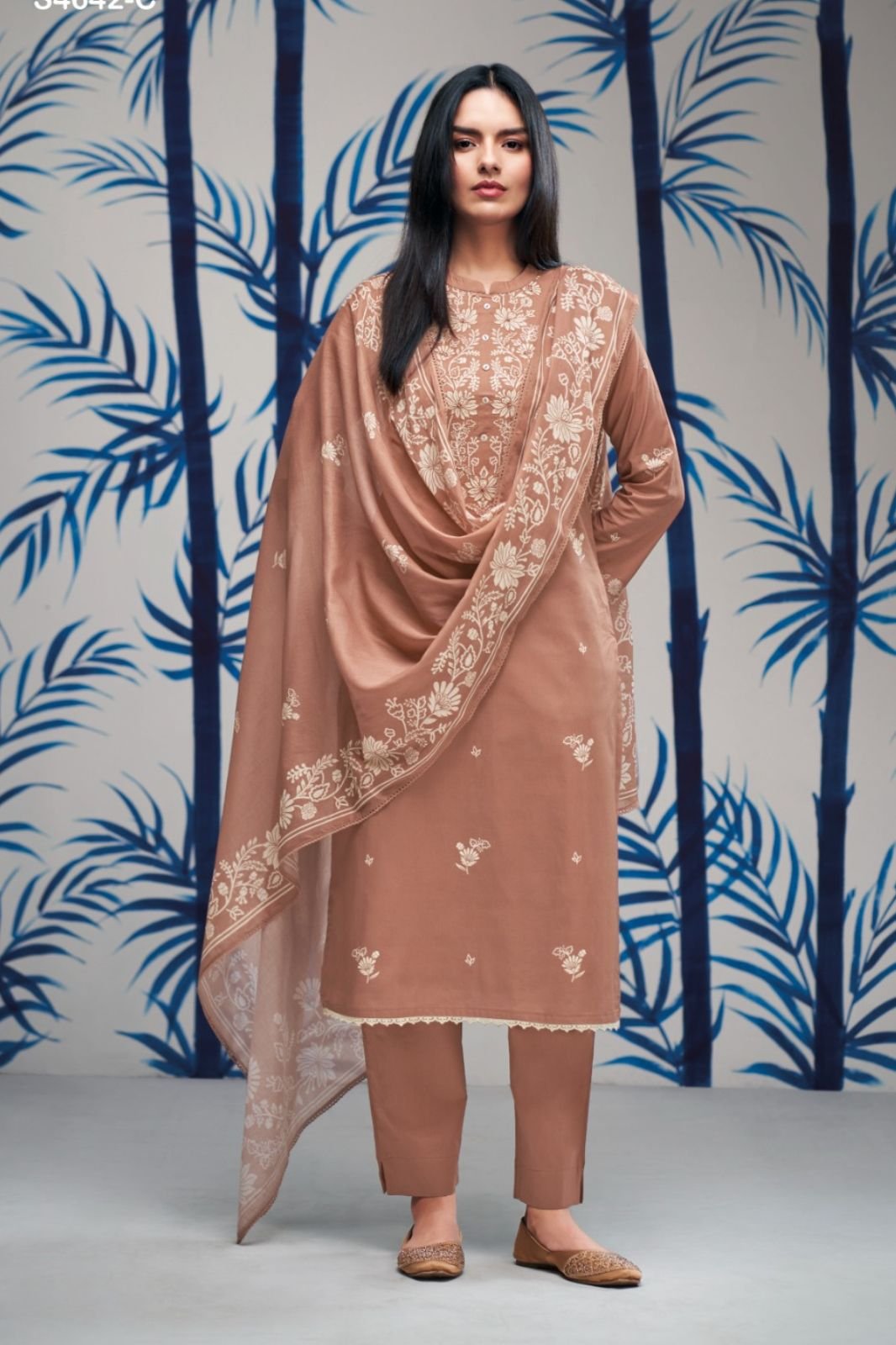 Ganga Fashion Hirael S4642 Premium Cotton Suit S4642-C