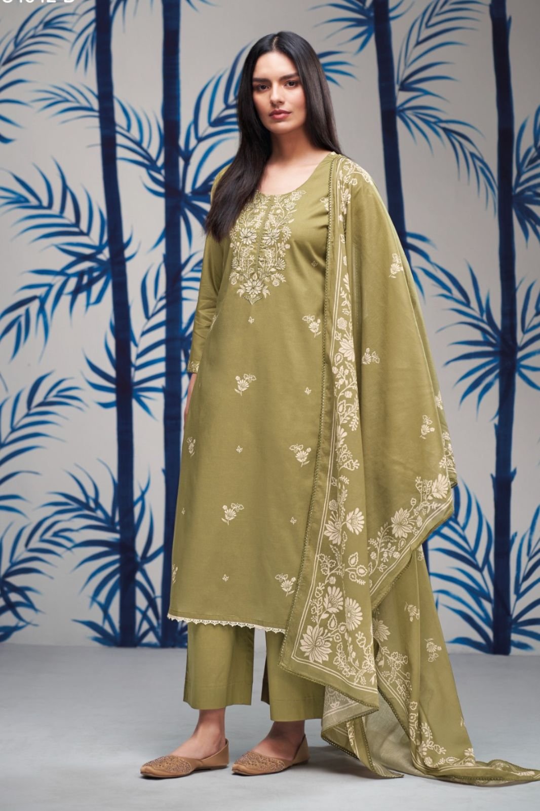 Ganga Fashion Hirael S4642 Premium Cotton Suit S4642-D