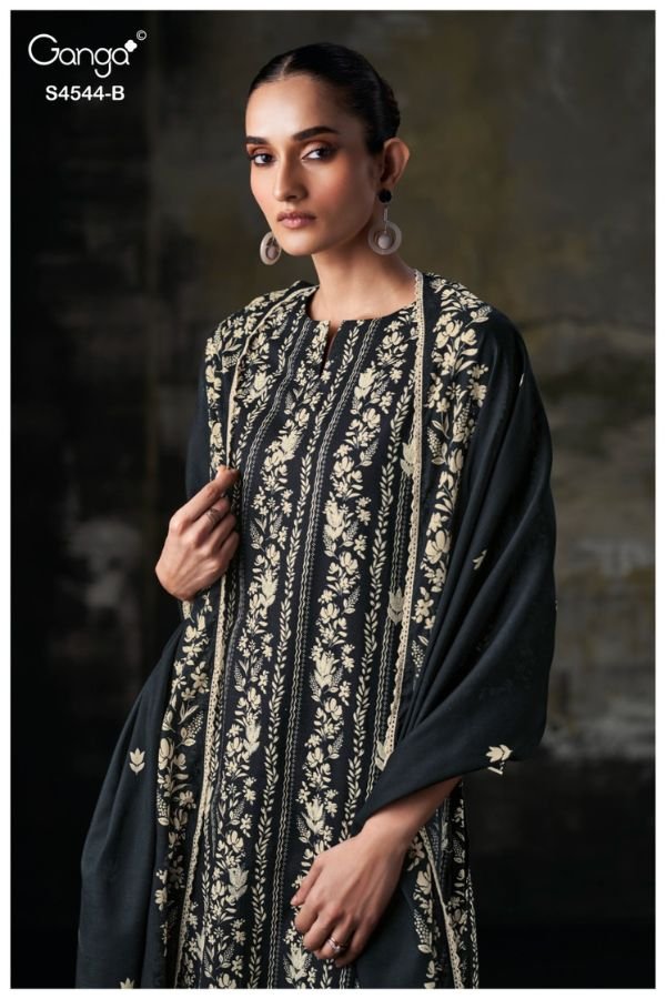 Ganga Fashion Jeniya S4544 Premium Cotton Suit S4544-B
