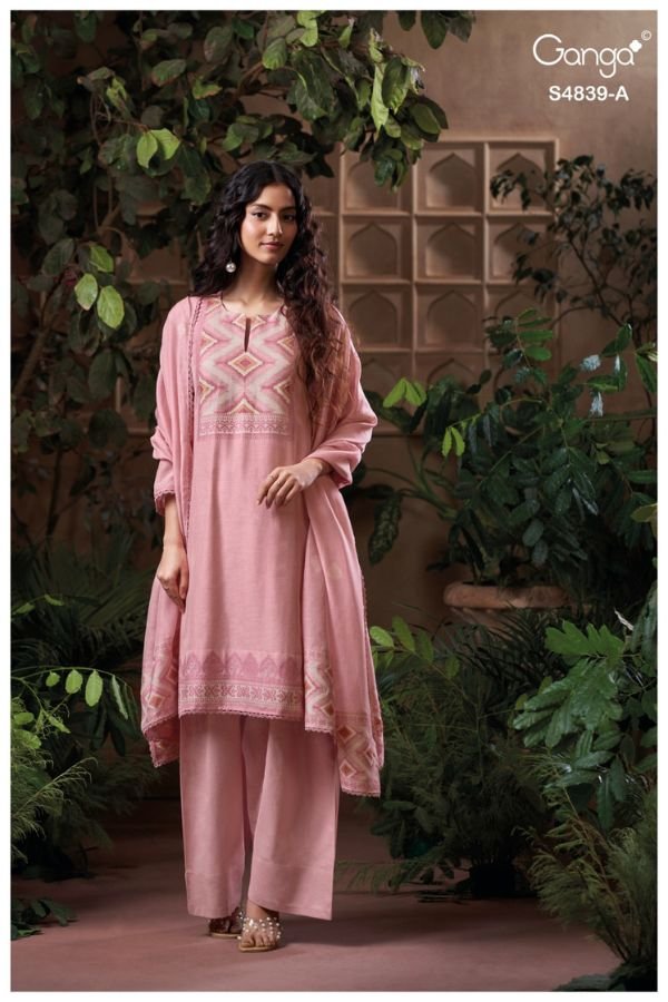 Ganga Fashion Jivara S4839 Silk Ladies Suit S4839-A