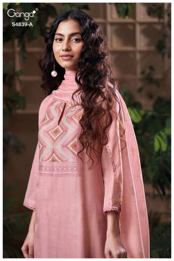 Ganga Fashion Jivara S4839 Silk Ladies Suit S4839-A