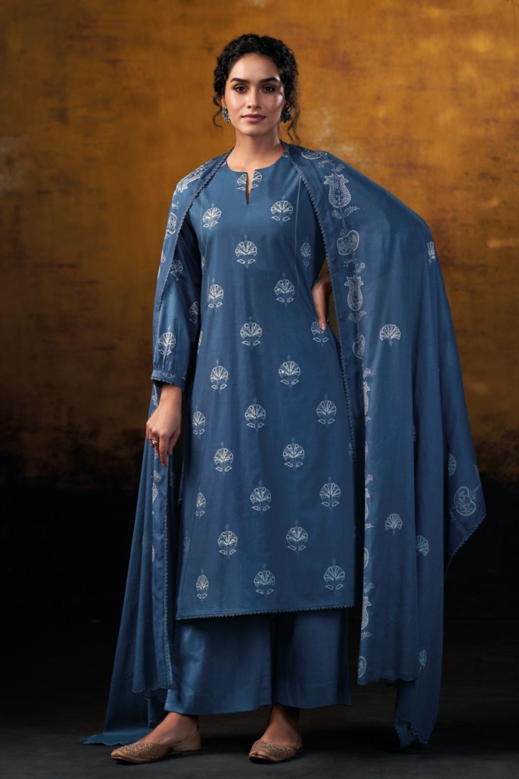 Ganga Fashion Kaviraah S4776 Premium Cotton Suit S4776-C
