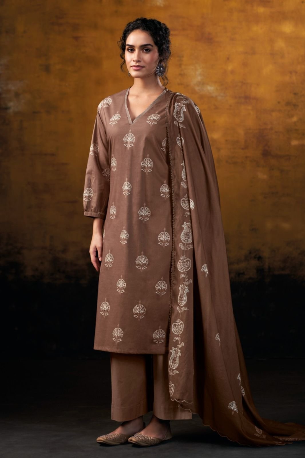 Ganga Fashion Kaviraah S4776 Premium Cotton Suit S4776-D