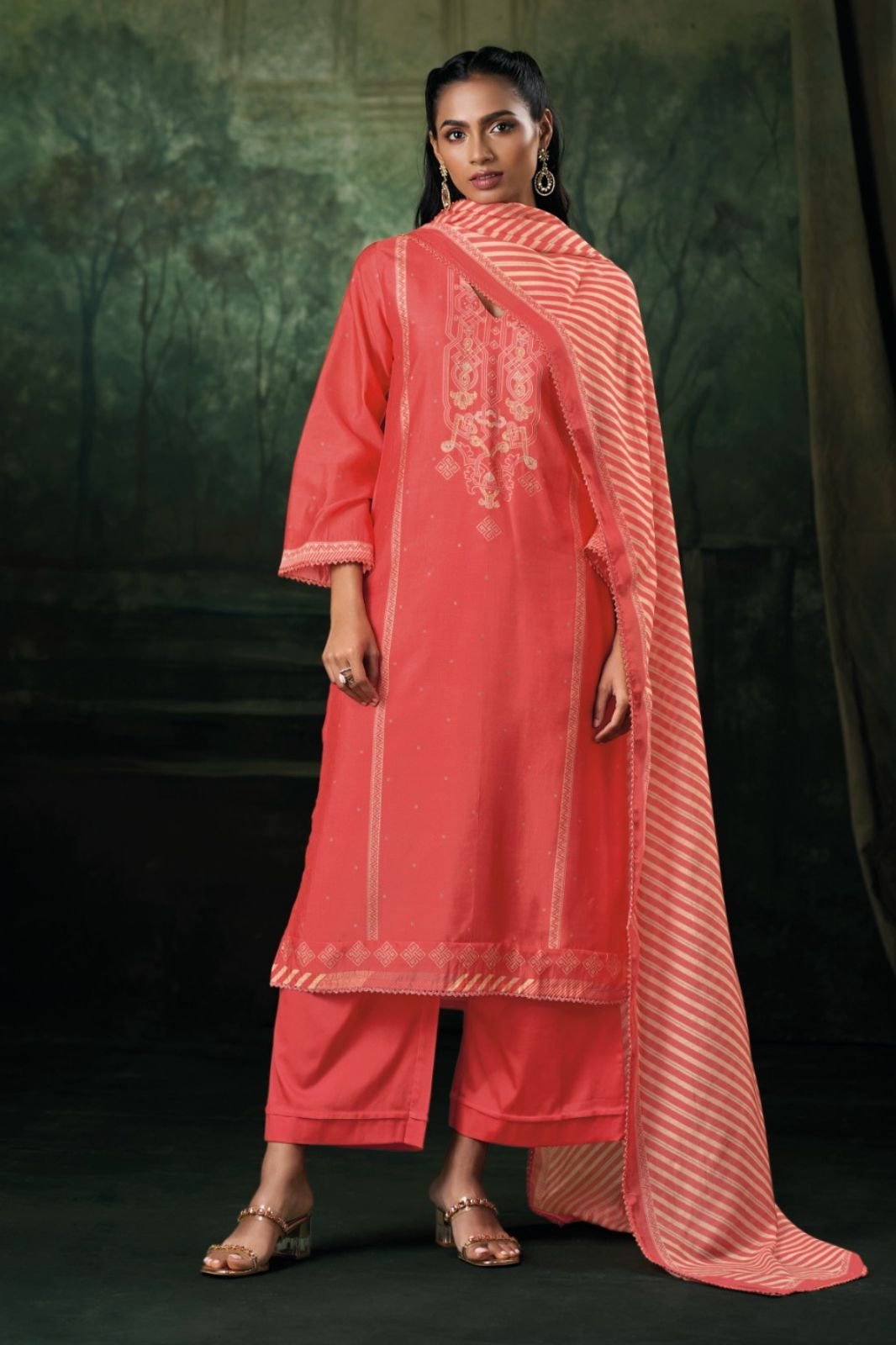 Ganga Fashion Kylira S4766 Premium Cotton Suit S4766-B