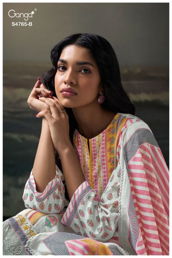 Ganga Fashion Livra S4765 Cotton Ladies Suit S4765-B