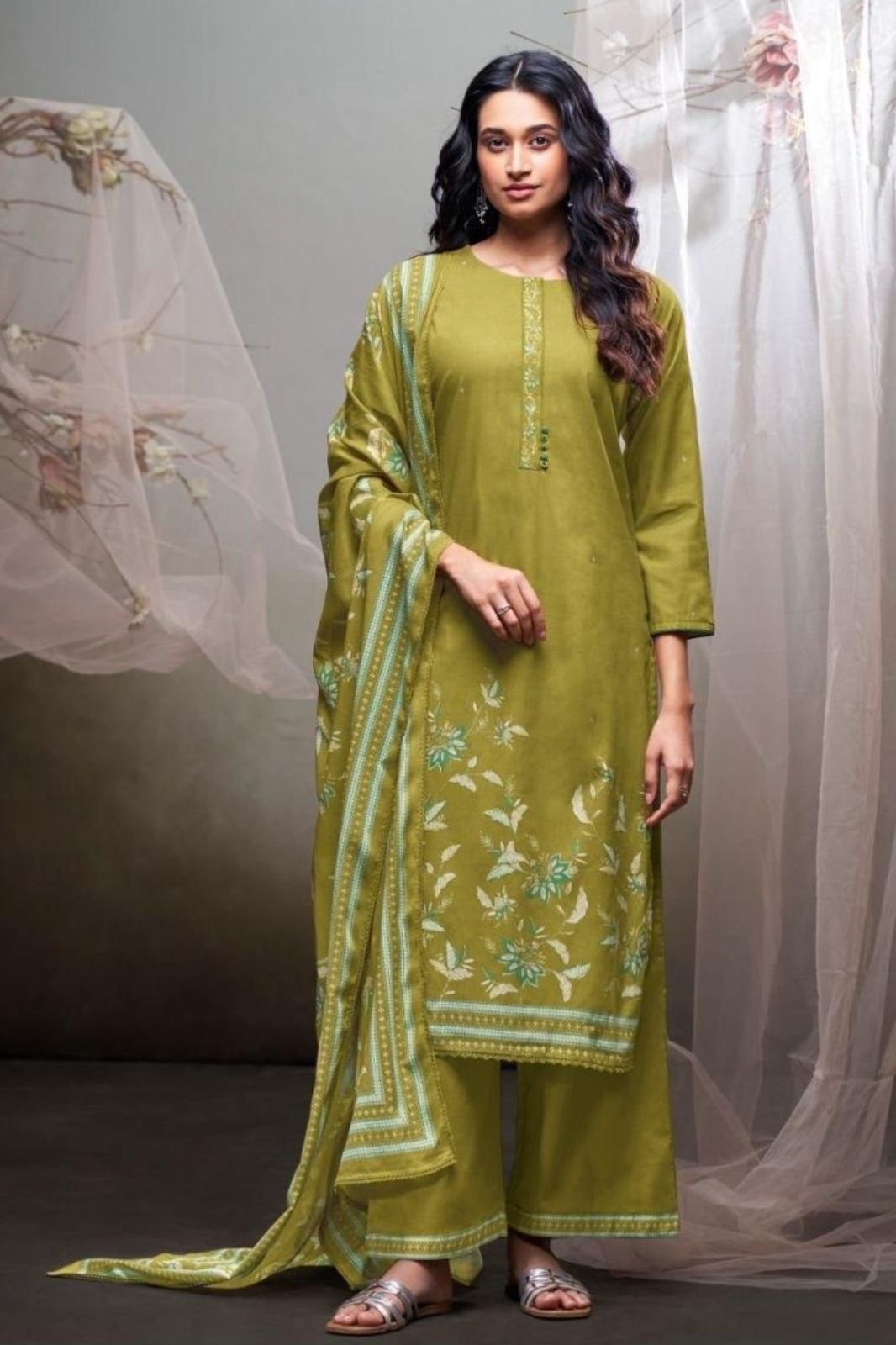 Ganga Fashion Nireza S4470 Premium Cotton Suit S4470-B