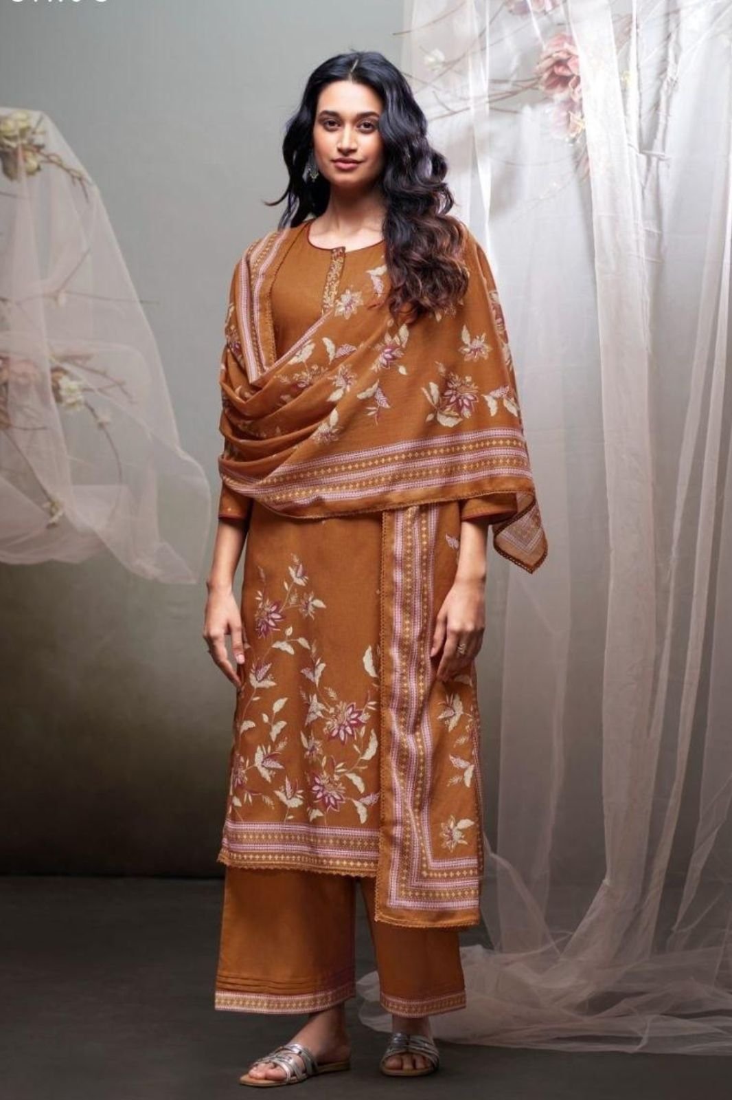 Ganga Fashion Nireza S4470 Premium Cotton Suit S4470-C