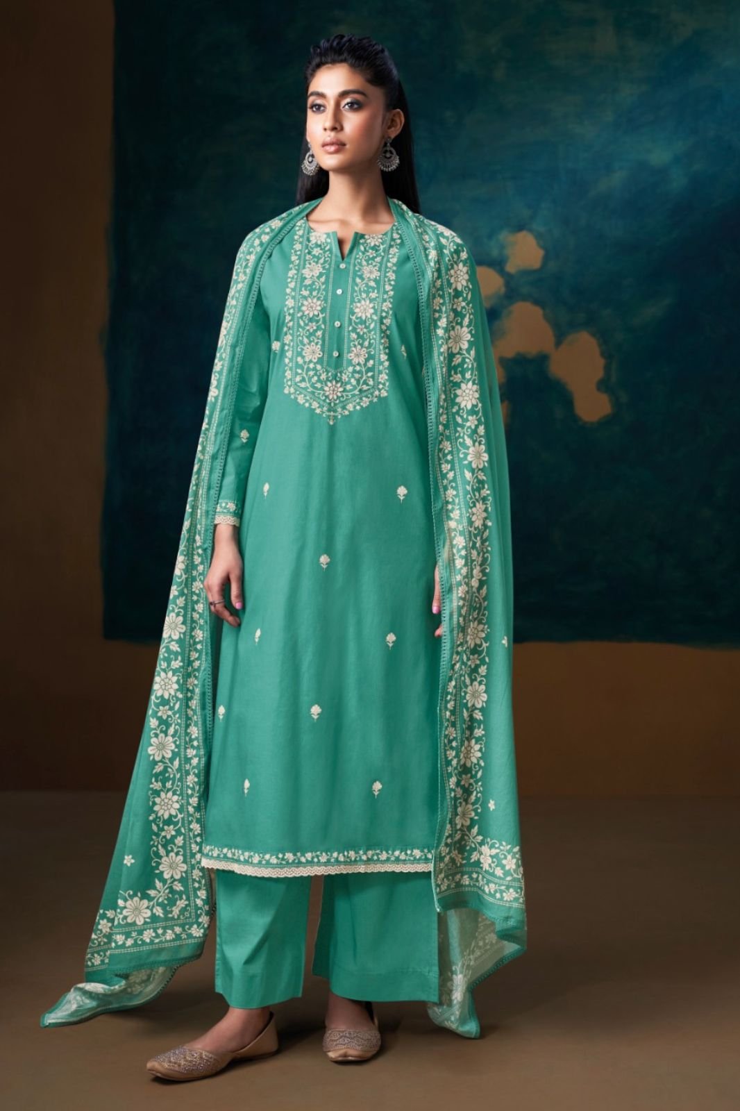 Ganga Fashion Saziel S4641 Premium Cotton Suit S4641-D