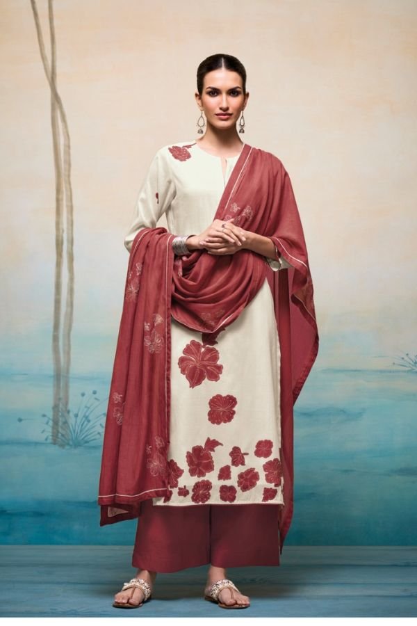 Ganga Fashion Sylvie S4587 Premium Pure Mul Suit S4587-B