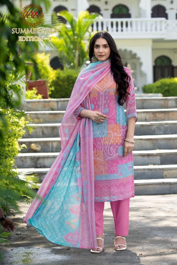Harshit Fashion Summer Saga 4 Pure Cotton Suit 2510-10-07