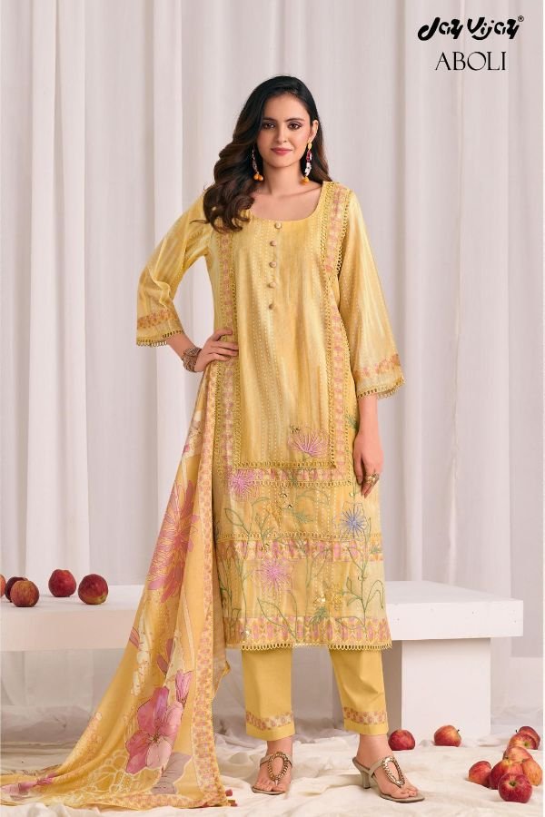 Jay Vijay Prints Aboli Premium Mal Cotton Suit 3277-C