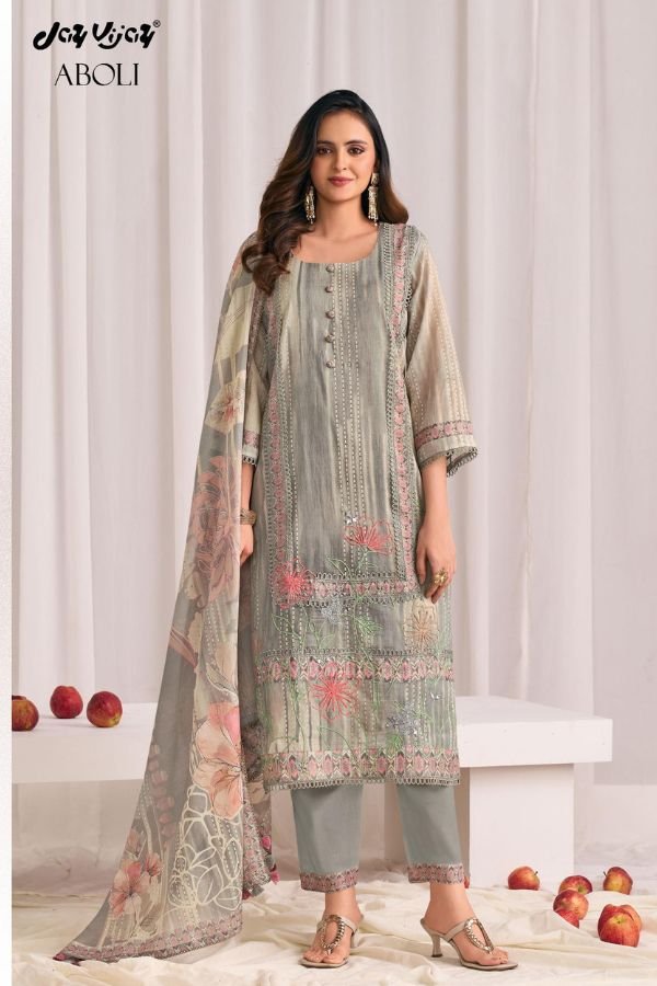 Jay Vijay Prints Aboli Premium Mal Cotton Suit 3277-D