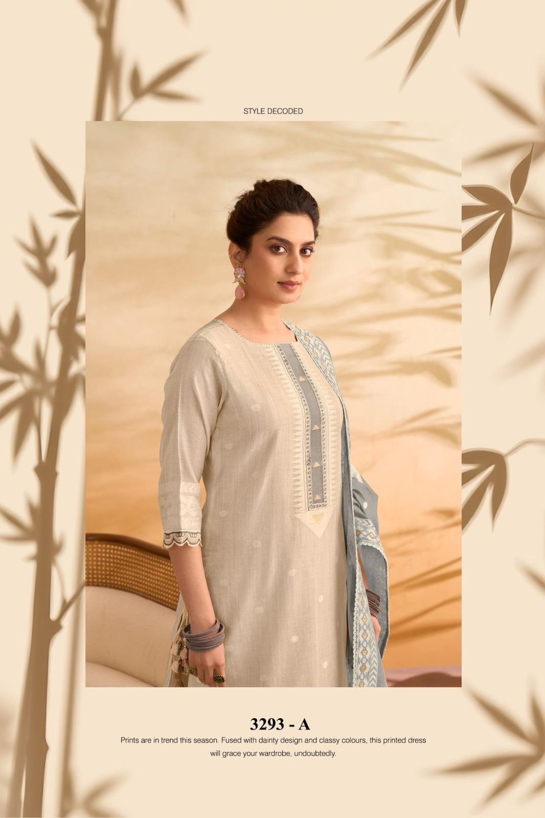 Jay Vijay Prints Amudha Cotton Ladies Salwar Suit 3293-A