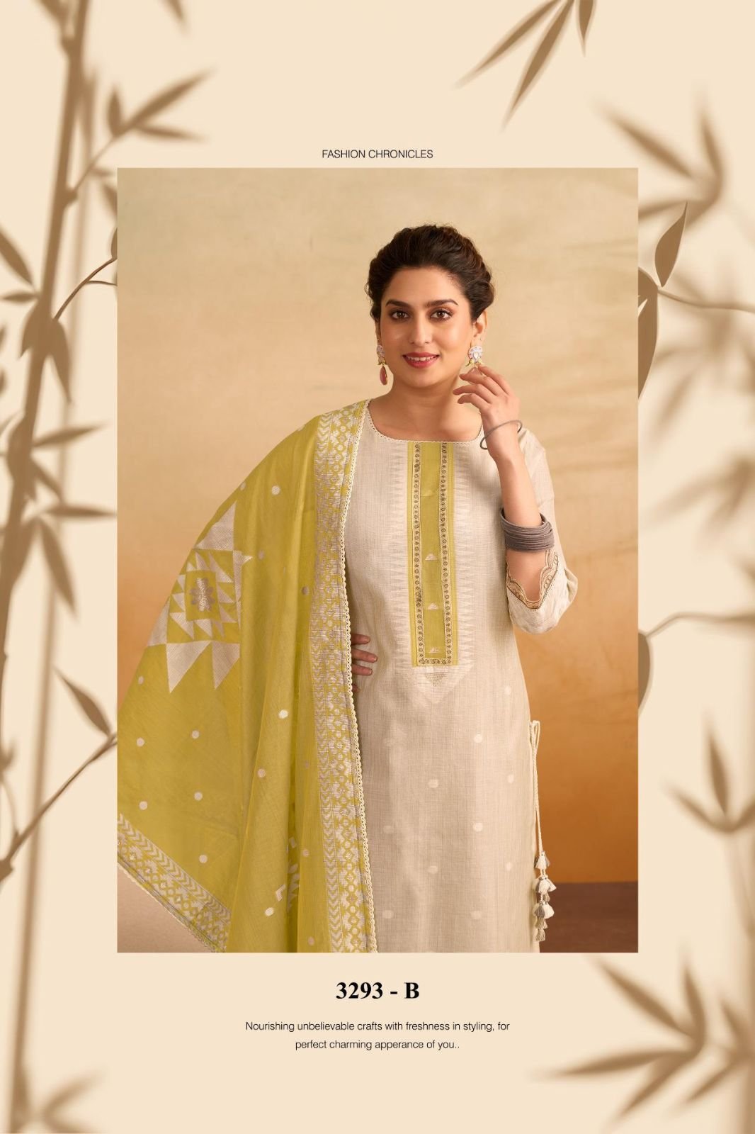 Jay Vijay Prints Amudha Cotton Ladies Salwar Suit 3293-B