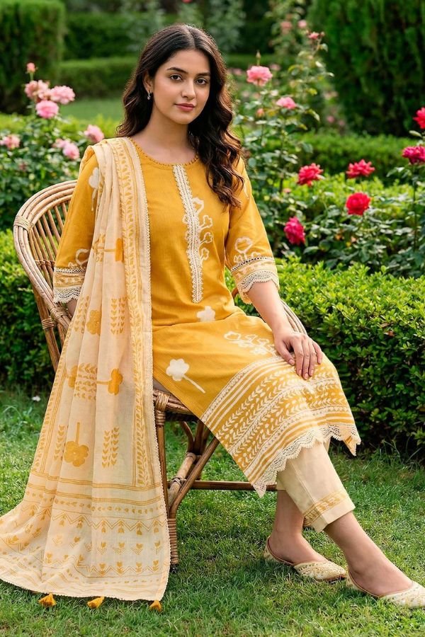 Jay Vijay Prints Aunika Premium Cotton Ladies Suit 3294-C