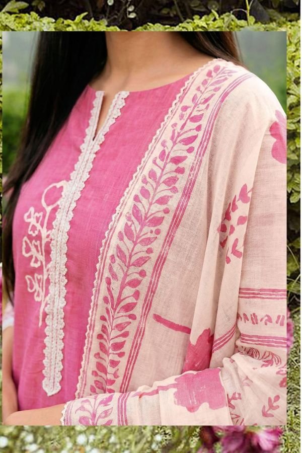 Jay Vijay Prints Aunika Premium Cotton Ladies Suit 3294-D