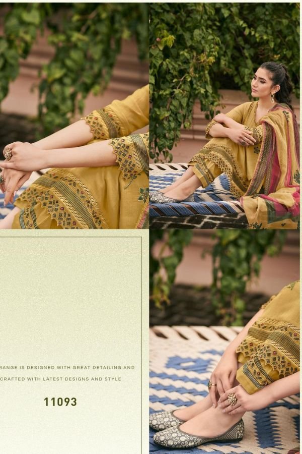 Jay Vijay Prints Chhat Malai Chanderi Ladies Suit 11093