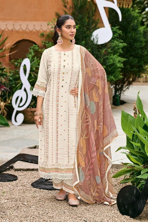 Jay Vijay Prints Harmony Pure Mal Chanderi Ladies Suit 11201
