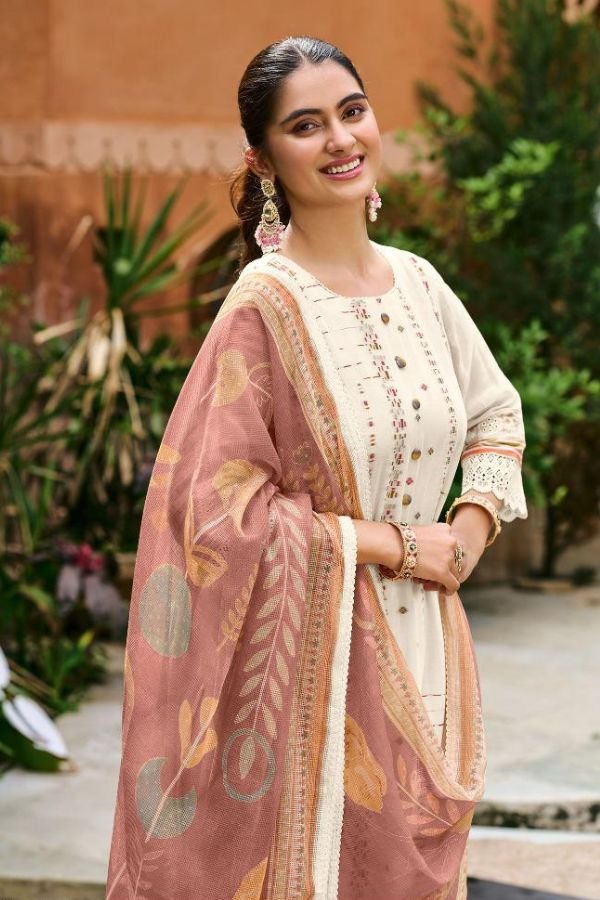 Jay Vijay Prints Harmony Pure Mal Chanderi Ladies Suit 11201