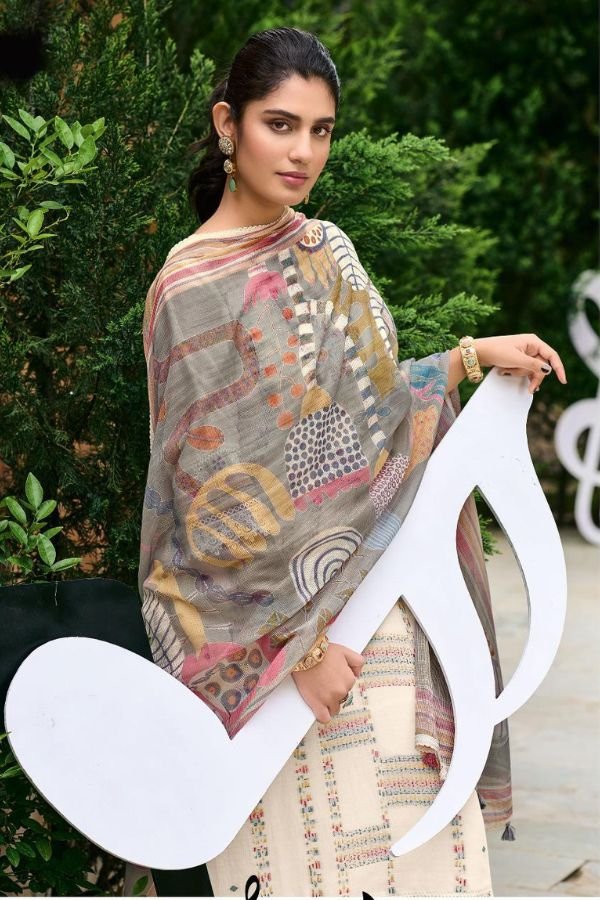 Jay Vijay Prints Harmony Pure Mal Chanderi Ladies Suit 11203