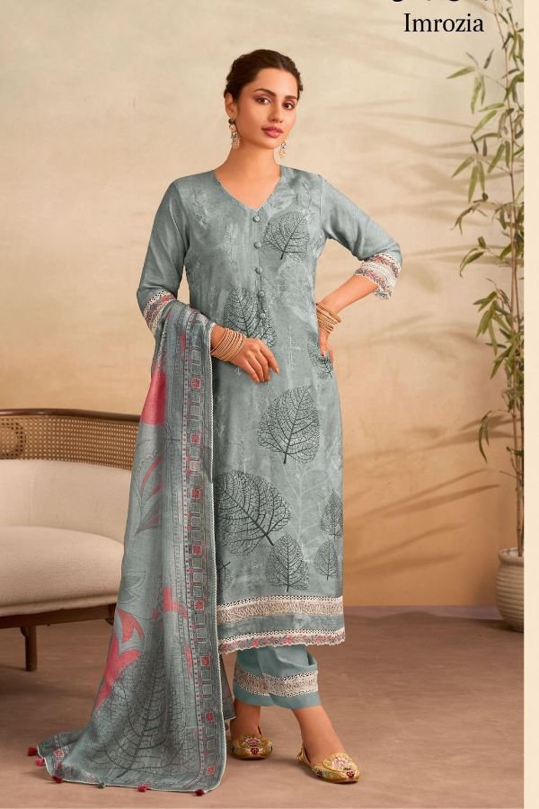 Jay Vijay Prints Imrozia Muslin Ladies Salwar Suit 3290-B