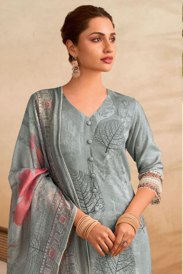 Jay Vijay Prints Imrozia Muslin Ladies Salwar Suit 3290-B