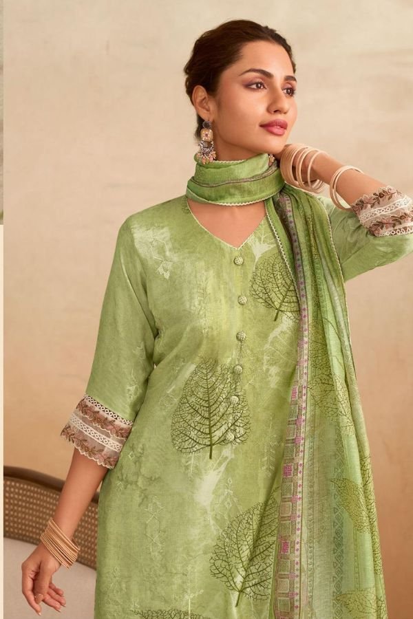 Jay Vijay Prints Imrozia Muslin Ladies Salwar Suit 3290-C