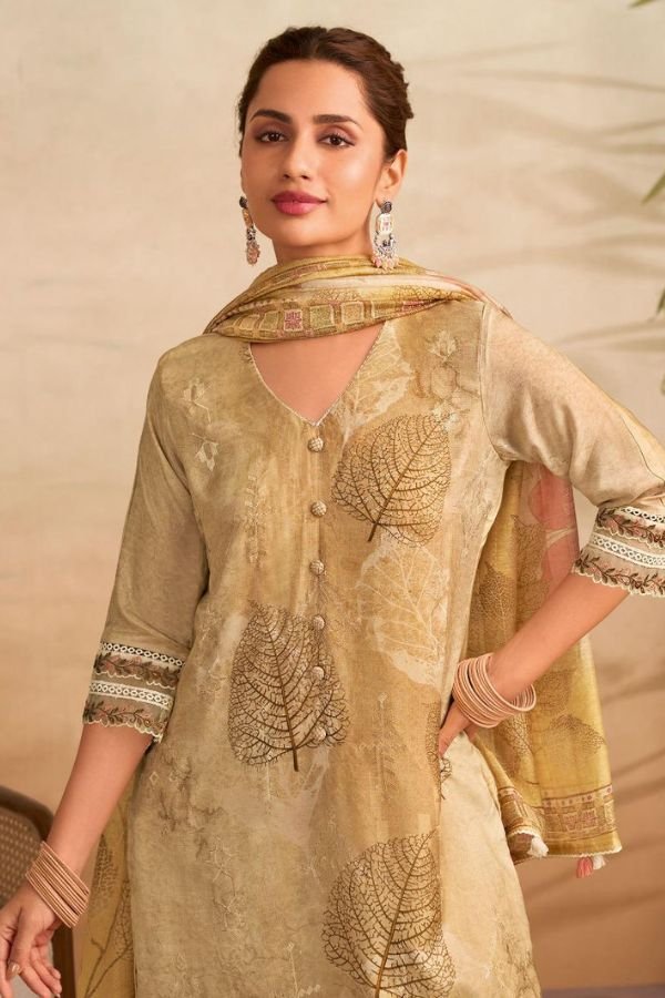 Jay Vijay Prints Imrozia Muslin Ladies Salwar Suit 3290-D