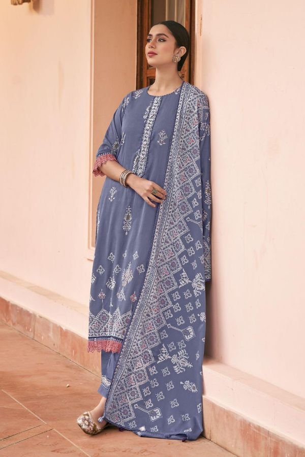 Jay Vijay Prints Jhoom Pure Organdy Ladies Suit 11034